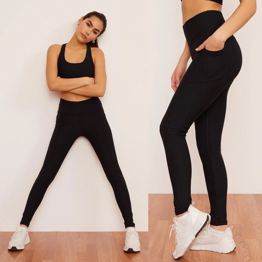 NWT Wolven Onyx Pocket Legging Black XS